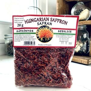 Hungarian Red Saffron 20 grams New in the Package- Hungary